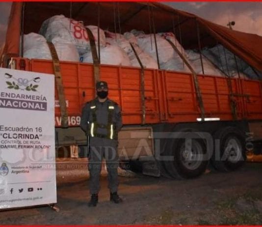 CLORINDA: Gendarmeria secuestró millonarias cargas de «desperdicios metálicos”.