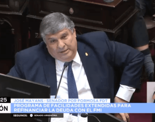 JOSE MAYANS EN EL SENADO: “Dijimos que íbamos a volver mejores y hasta ahora no lo logramos”