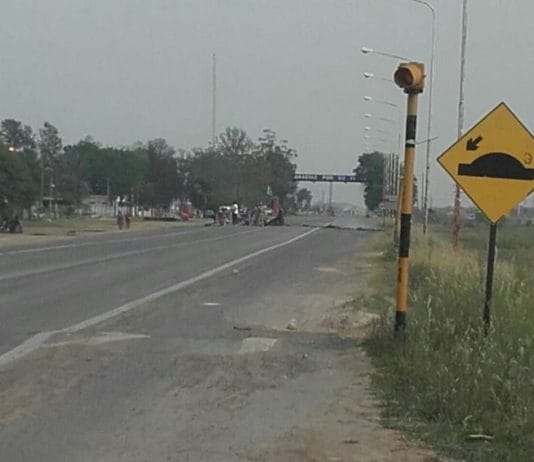 CORTE DE RUTA EN NAMQOM: «Hay familias inundadas y el gobierno no está resolviendo el pedido de la comunidad»