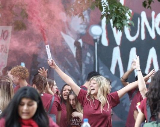 La Franja Morada arrasó en las elecciones de la Universidad de La Plata.