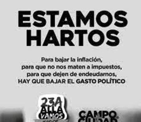 MARCHA DEL 23A: El tractorazo a Capital sigue sumando apoyo.
