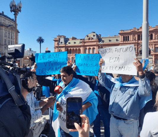 Formosa participó del imponente tractorazo donde el campo pidió que le “saquen las manos de encima”