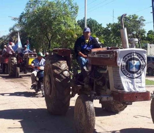 LAGUNA NAINECK: Productores de la zona norte vuelven a realizar una medida de fuerza para reclamar ayuda económica del gobierno provincial