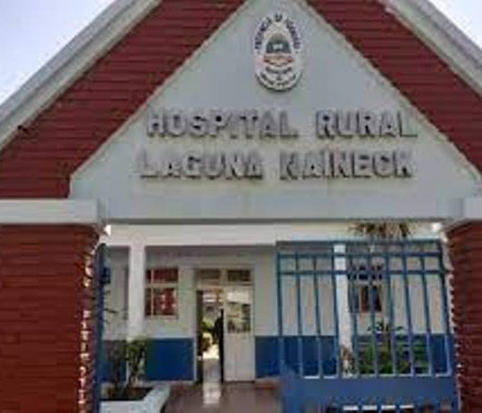 LAGUNA NAINECK: Motociclista sufrió lesiones en un hecho vial.