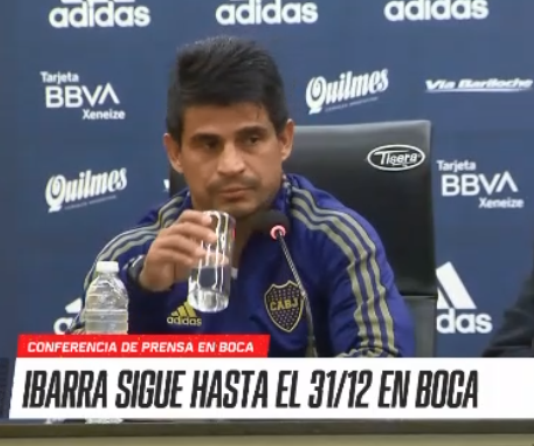 Boca Juniors confirmó a Hugo Ibarra como director técnico hasta diciembre.