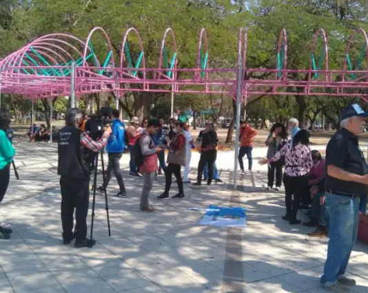 FORMOSA: Militantes peronistas se manifestaron en la plaza San Martín en apoyo a Cristina Fernández