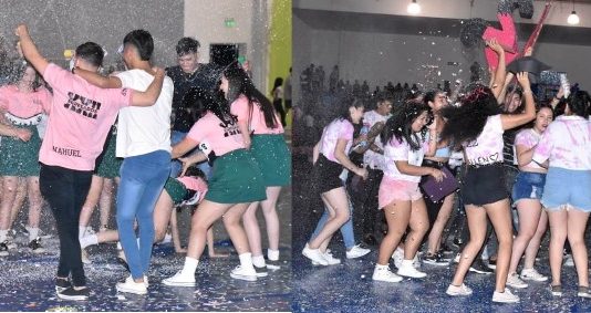 LAGUNA BLANCA: Espectacular festejos por el Día del Estudiante y la Primavera en el Polideportivo Municipal Evita
