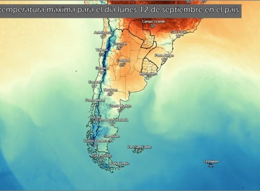 El pronóstico del tiempo para el lunes 12 de septiembre