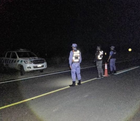 LAGUNA BLANCA: Operativo de control de alcotest.