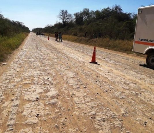 TRES LAGUNAS: Un joven falleció tras perder el control de su motocicleta.