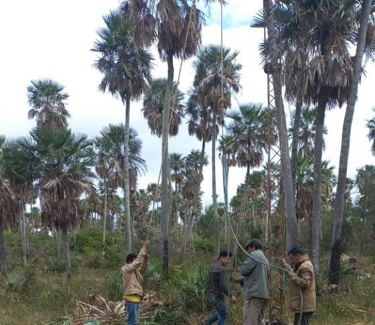 LAGUNA NAINECK: Un emprendimiento privado ayuda a productores a pelearle a la sequía.