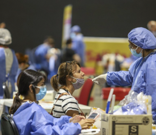 Volvieron a descender los casos de coronavirus en el país