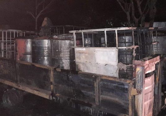 Clorinda: Ardió en llamas una vivienda que habría sido de acopio de nafta para pasarla a Paraguay