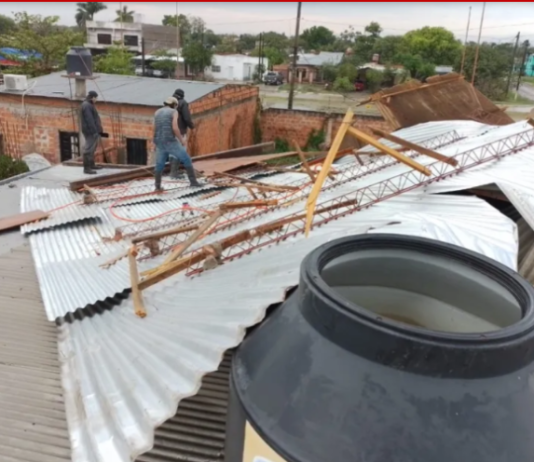 Clorinda «voló por los aires» tras la tormenta de este miércoles
