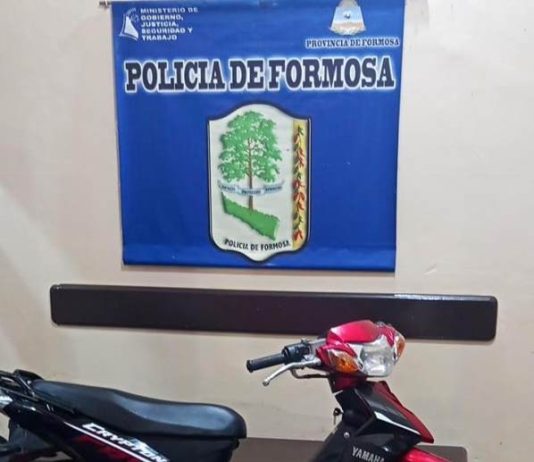 LA PRIMAVERA: Recuperan una motocicleta sustraída por un menor de edad.
