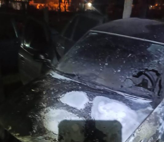 LAGUNA BLANCA: Se incendió un automóvil cuyo motivo habría sido intencional.