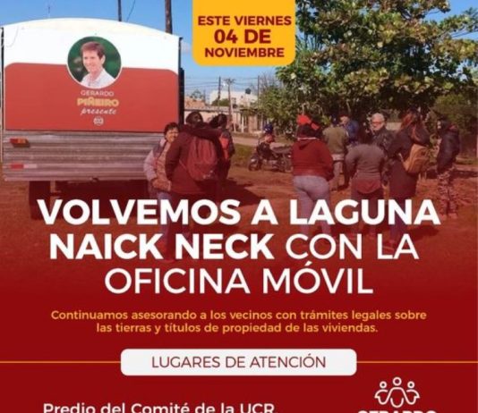 LAGUNA NAINECK: El Dr. Gerardo Piñeiro vuelve al comité UCR con su atención gratuita a la comunidad.