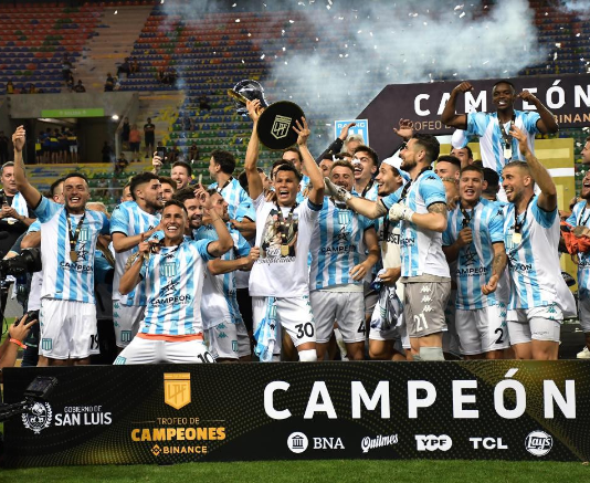 TROFEO DE CAMPEONES: Racing se sacó la espina y se proclamó campeón contra Boca en el alargue