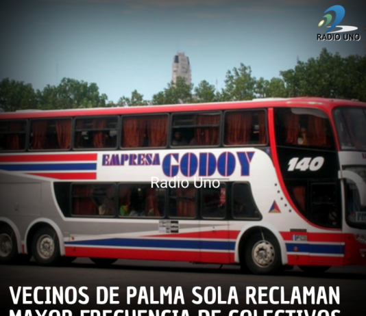 PALMA SOLA: Vecinos de reclaman mayor frecuencia de colectivos hacia Clorinda