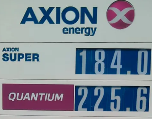 AXION actualizó sus precios y con eso se cierra el ciclo de aumentos de combustibles.