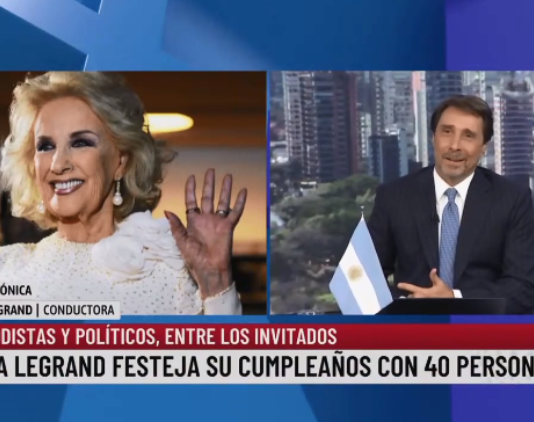 MIRTHA LEGRAND, en LN+: “Lo del Presidente en la Antártida fue un mamarracho”