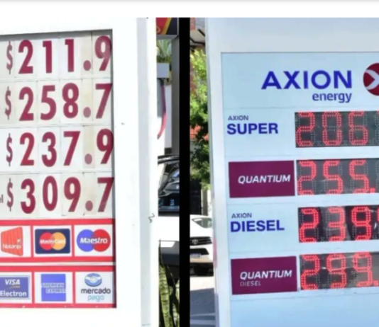 La tercera vez en marzo: Axion y Shell volvieron a incrementar el precio de sus combustibles