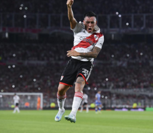 Con un show de Beltrán, River goleó a Godoy Cruz y quedó como único escolta de San Lorenzo