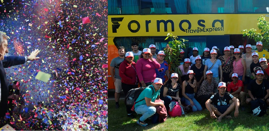 LAGUNA NAINECK: Radicales naineckenses integraron una delegación a Bs As a acompañar el lanzamiento de Gerardo Morales.