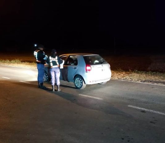 LAGUNA BLANCA: Operativo de control de alcoholemia.