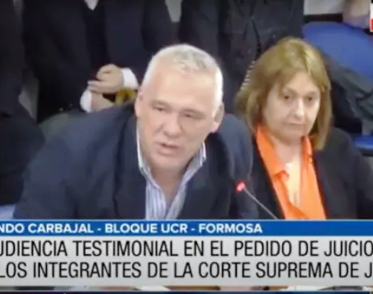 Tras cumplir una intensa agenda en el interior provincial, Carbajal intervino en un debate en el Congreso