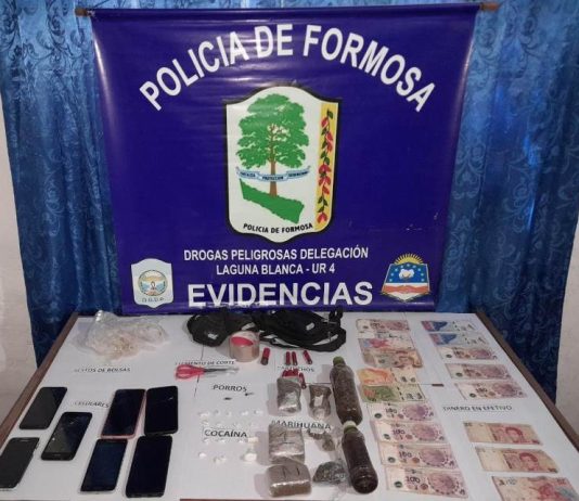 LAGUNA NAINECK: La policía anuló tres centros de distribución de drogas