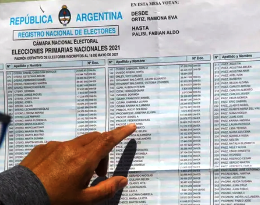 Ya está en exhibición el padrón electoral provisorio