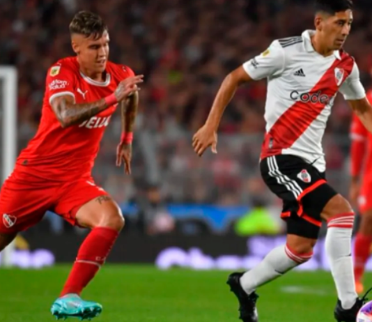 River le ganó 2 a 0 a Independiente con goles de Barco y Borja