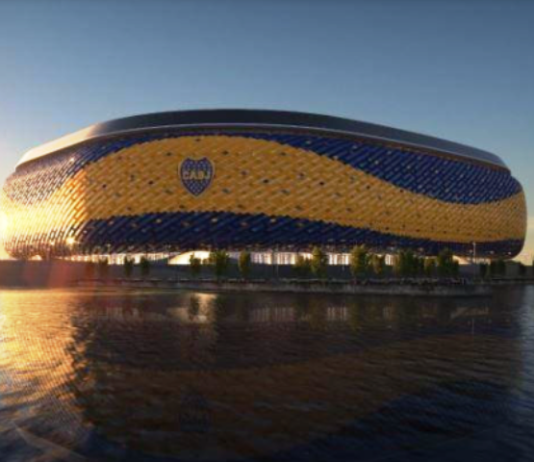 Las imágenes de la nueva Bombonera que albergaría a 100 mil personas en la Isla Demarchi