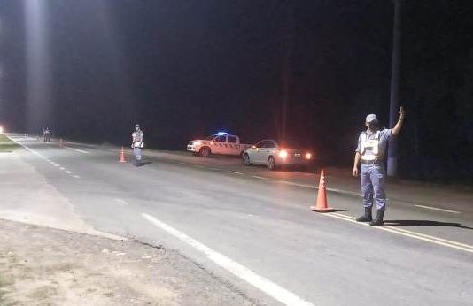 LAGUNA BLANCA: Operativo de seguridad vial y alcohotest