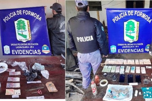 Desarticularon dos centros de distribución de drogas en Laguna Blanca y Buena Vista