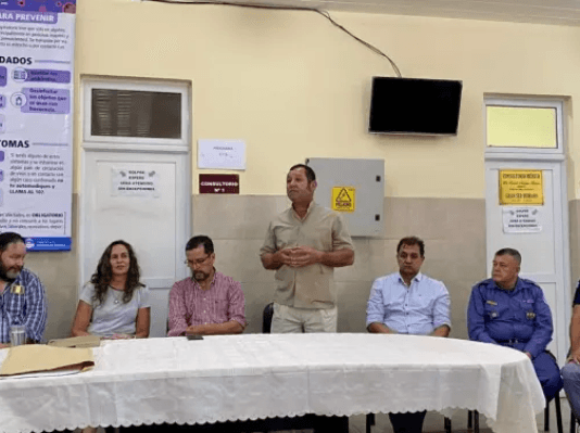 TRES LAGUNAS: Reunión interinstitucional sobre el dengue y chikungunya.
