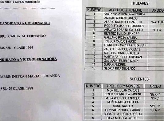 ELECCIONES 2023: La lista de gobernador, vice y diputados provinciales de la UCR.