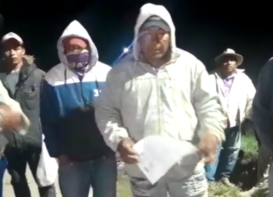 LA PRIMAVERA: Desde el lugar del piquete en la Ruta Nacional 86 originarios contestan al gobernador.