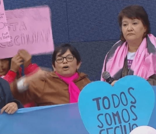 RESISTENCIA: Multitudinario apoyo a la mamá de Cecilia en una nueva marcha por justicia