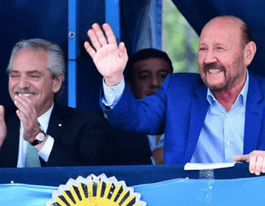 El Presidente acompañó al Gobernador en el desfile por el 68°Aniversario de la Provincialización