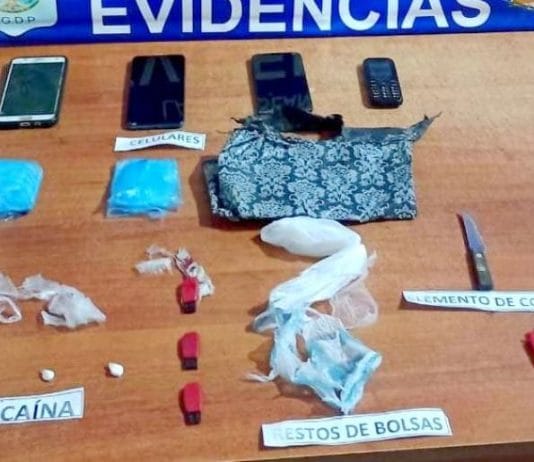 LAGUNA BLANCA: En un allanamiento, se secuestró cocaína y se detuvo a dos hombres