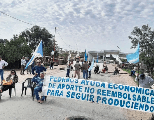 Productores cortaron la RN 11 durante 6 horas para exigir a Nación los fondos de la emergencia agrícola