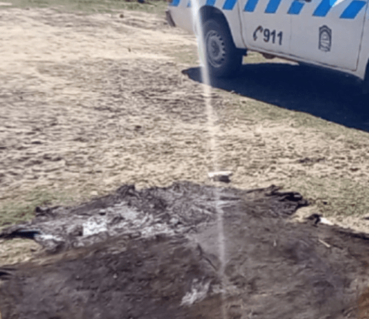 LAGUNA NAINECK: Continúan las tareas preventivas de la policía.