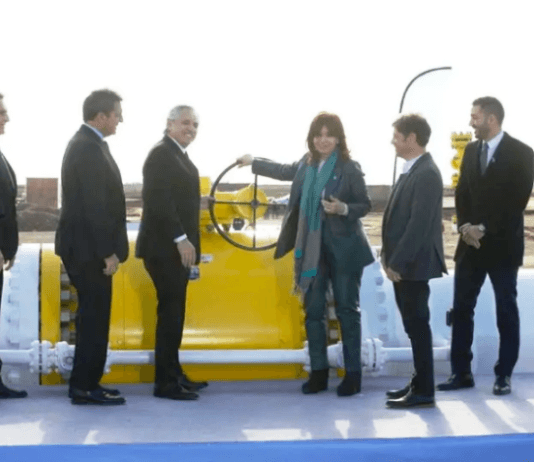 El Gobierno explicó por qué la inauguración del gasoducto Néstor Kirchner fue simulada