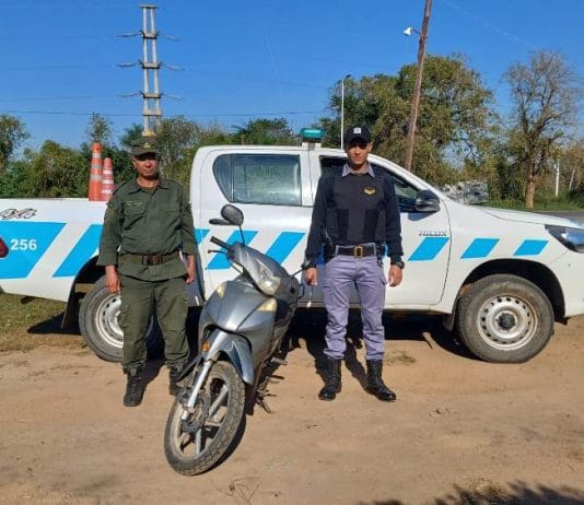 LA PRIMAVERA: En rápida acción, recuperaron una motocicleta sustraída y detuvieron al autor.