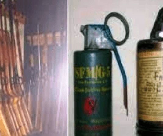 Encontraron armamento de montoneros en un departamento de CABA: Granadas y 90 armas de fuego.