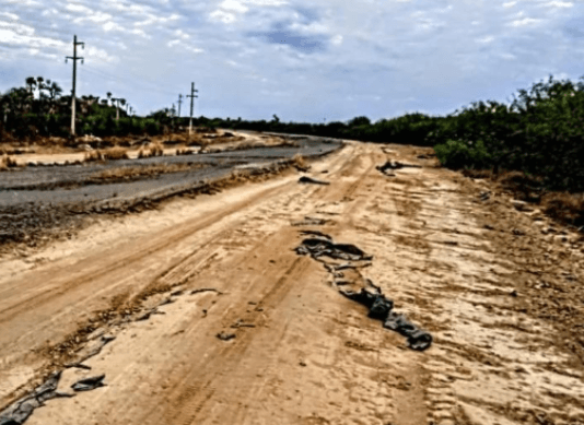 Denuncian el deterioro y estado deplorable en que se encuentra la ruta nacional 86
