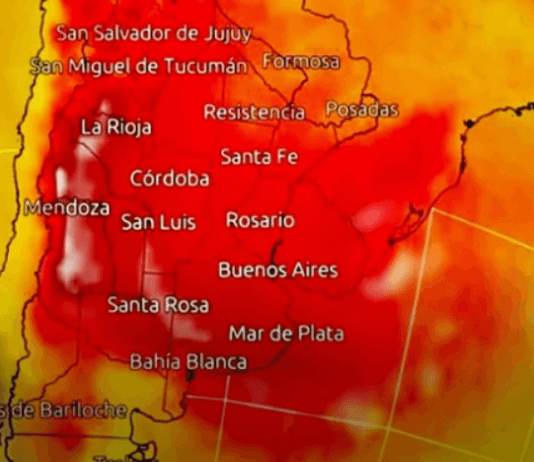 CLIMA El tiempo para este martes: Las temperaturas volverán a superar los 38°C en varias provincias