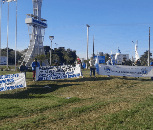 LAGUNA NAINECK: Desde la FAA denunciaron que “la ayuda no llega”.